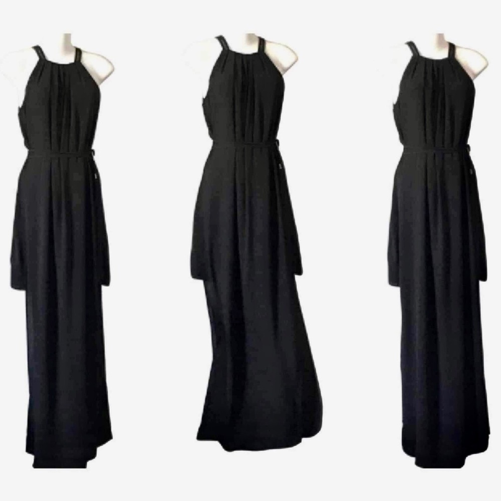 Grecian Sheer Panel Dress